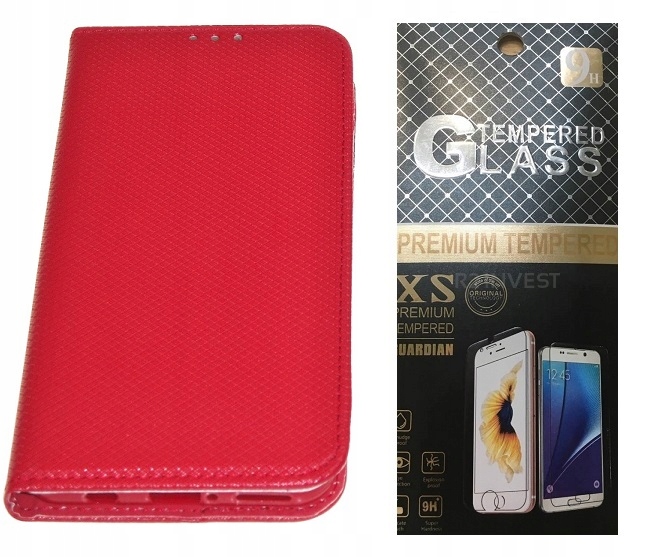 

Etui Klapka Book Magnet do Huawei P30 Lite + Szkło