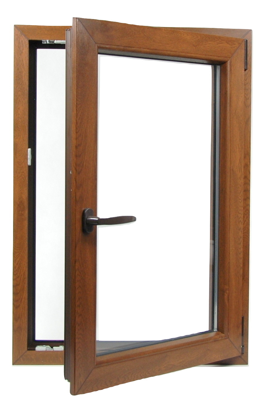 OKNO PCV 800 x 900 RU ORZECH DWUSTRONNY Kod producenta 00002316