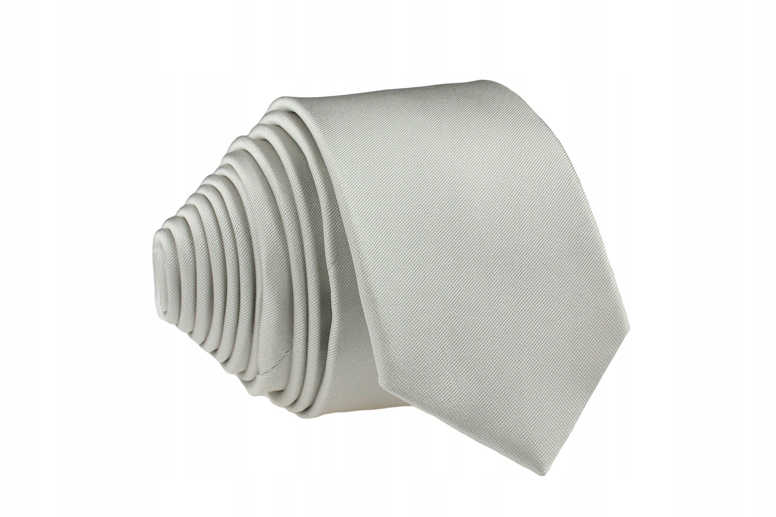 

Krawat Wąski Śledź Śledzik kolor Srebrny 5 cm