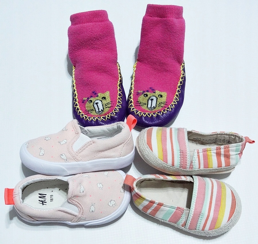 H&M dětské boty 3ks papučky chrániče 18 19 za 269 Kč - Allegro
