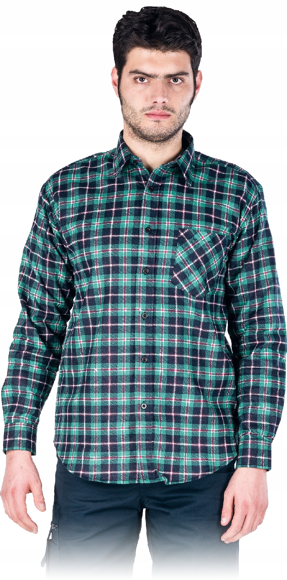 

Koszula flanelowa w kratę Reis Kf- C3 r. 3XL