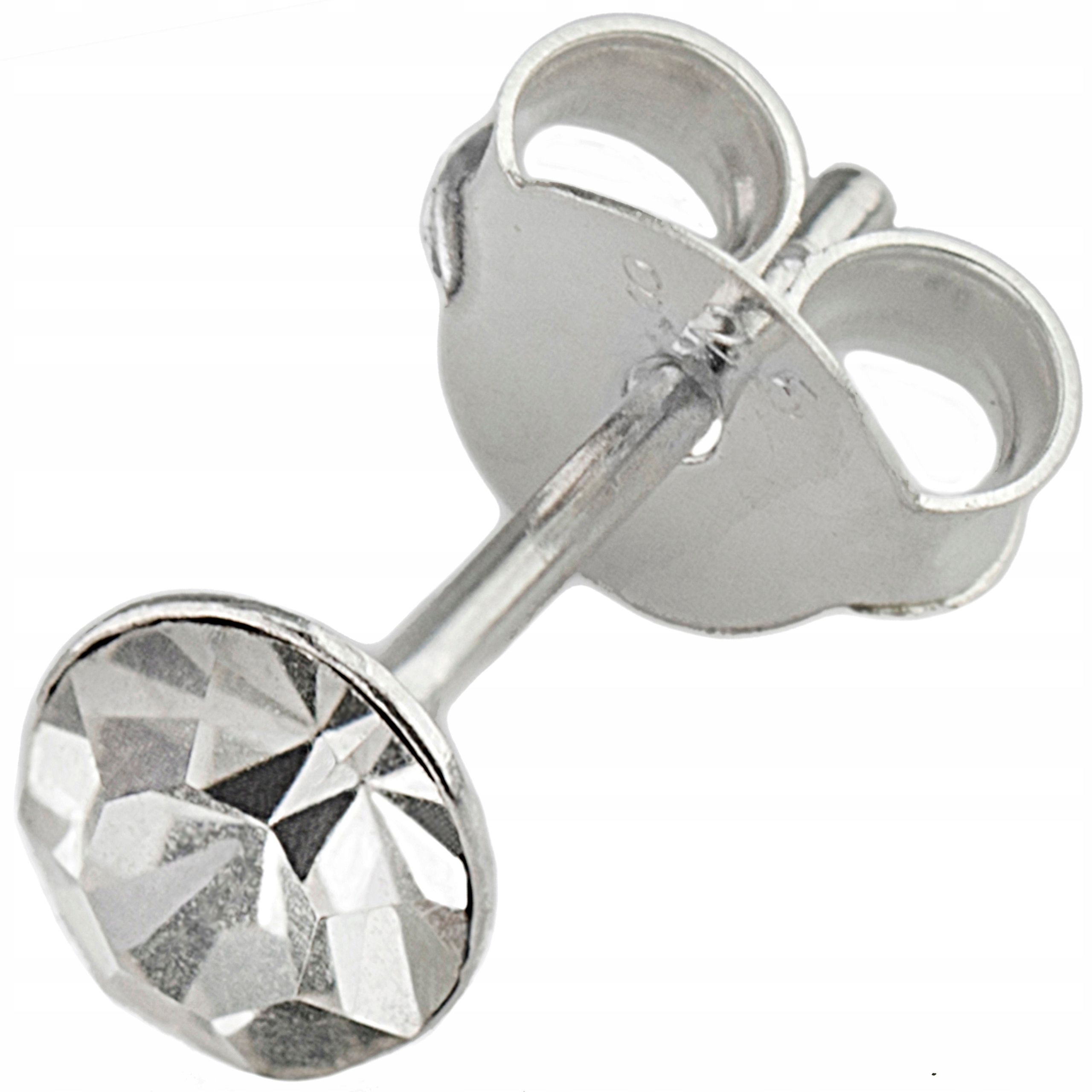 

Versil kolczyk cyrkonia 4,0 mm 1 szt. srebro 0,925