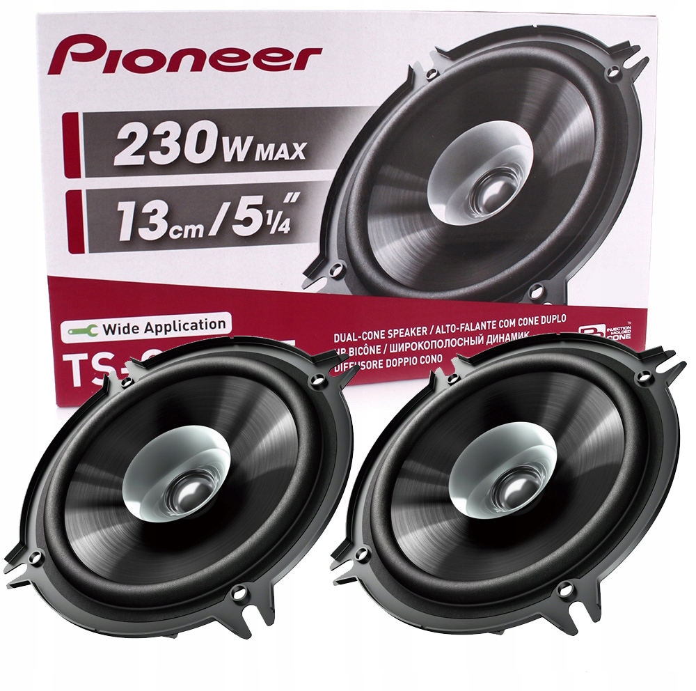 PIONEER GŁOŚNIKI AUDI A4 B5 DRZWI PRZÓD DYSTANSE EAN (GTIN) 884938373845