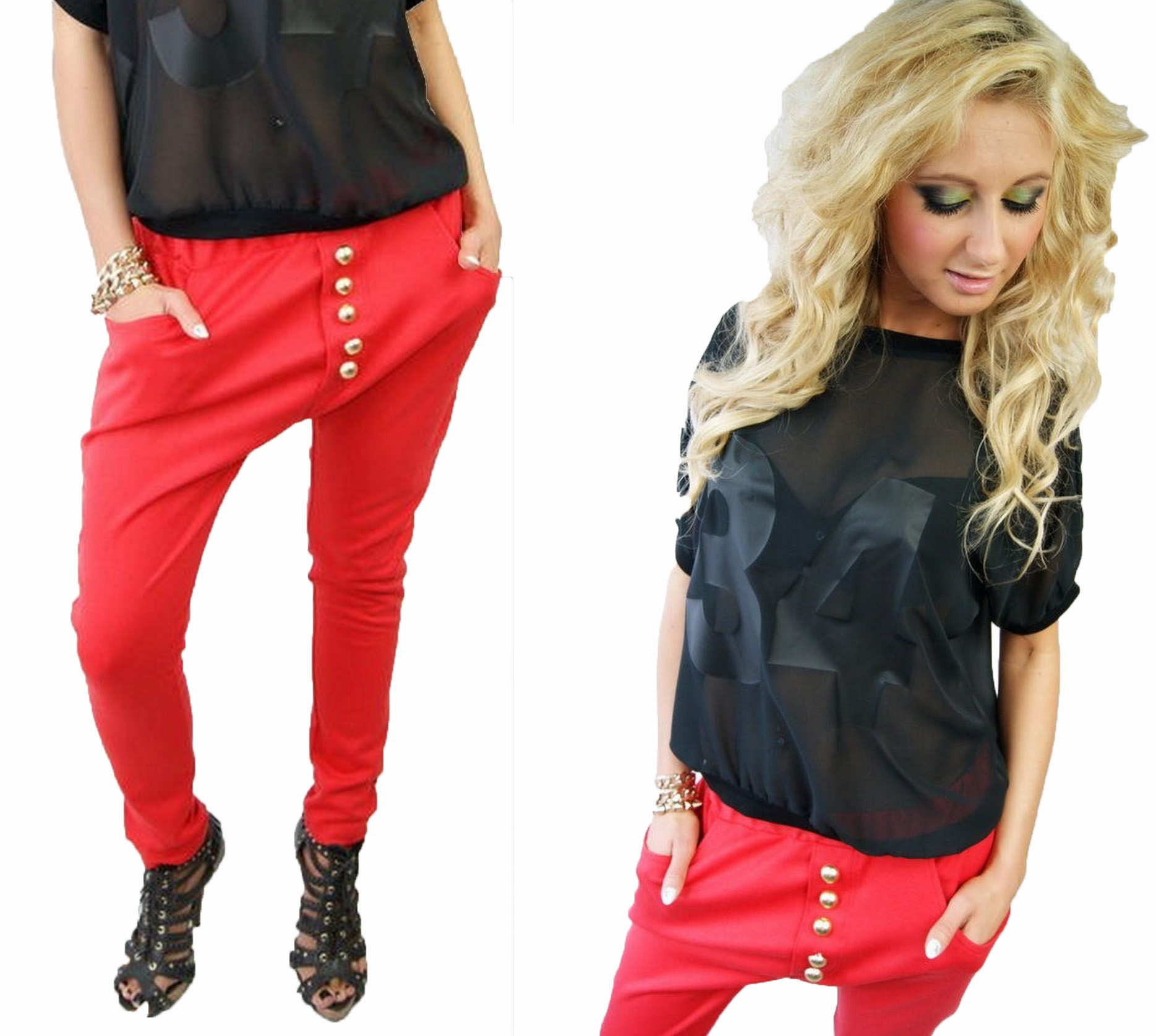 

LipMar Spodnie Baggy pumpy kolory S 36
