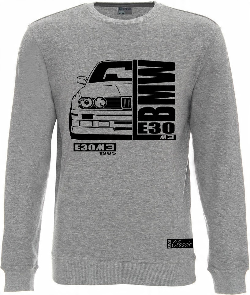 

Bluza męska Bmw E30 M3 szara rozm. S