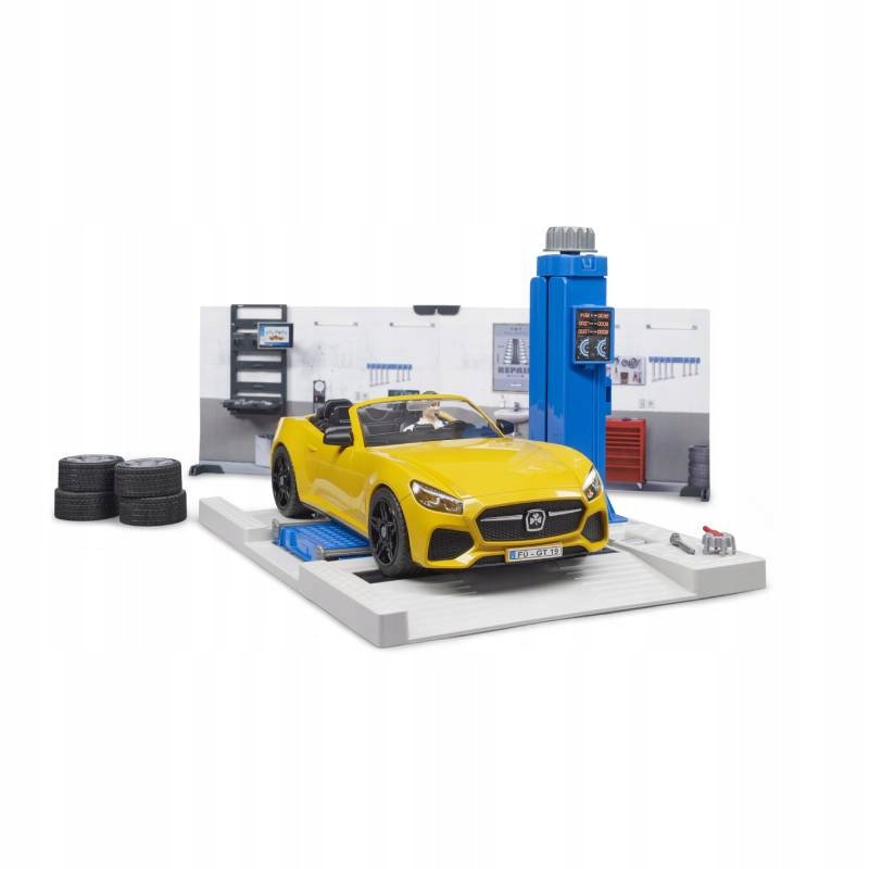 

Bruder 62110 Warsztat samochodowy z mechanikiem