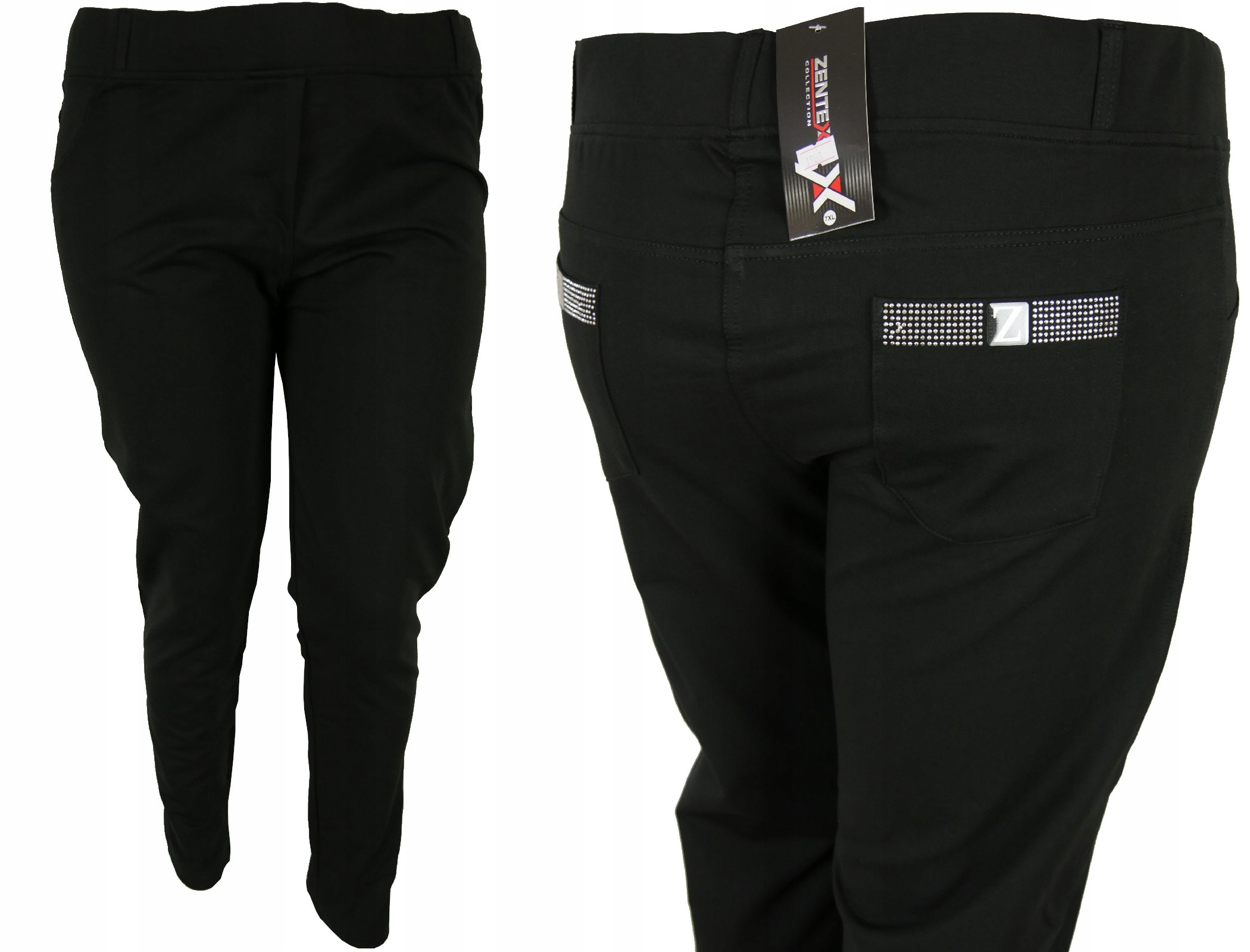 

Modne spodnie duże wygodne rozmiary #maaxi# 7XL/52
