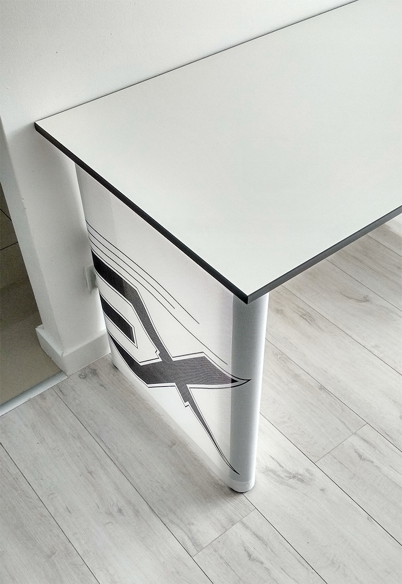 Biurko gamingowe komputerowe dla gracza TEX DESIGN Szerokość mebla 120 cm