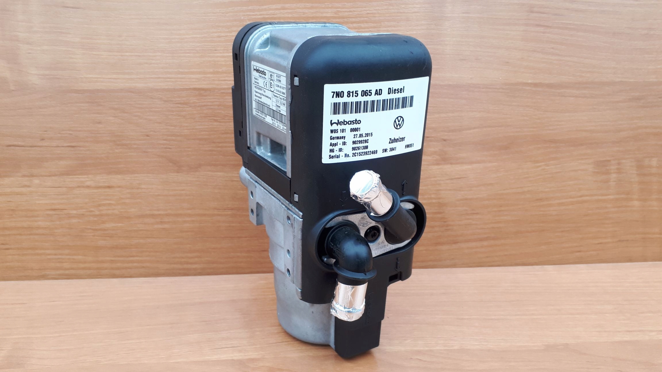 Webasto 7N0815065AD VW Sharan Alhambra Vevo Diesel Numer katalogowy części 7N0815065AD