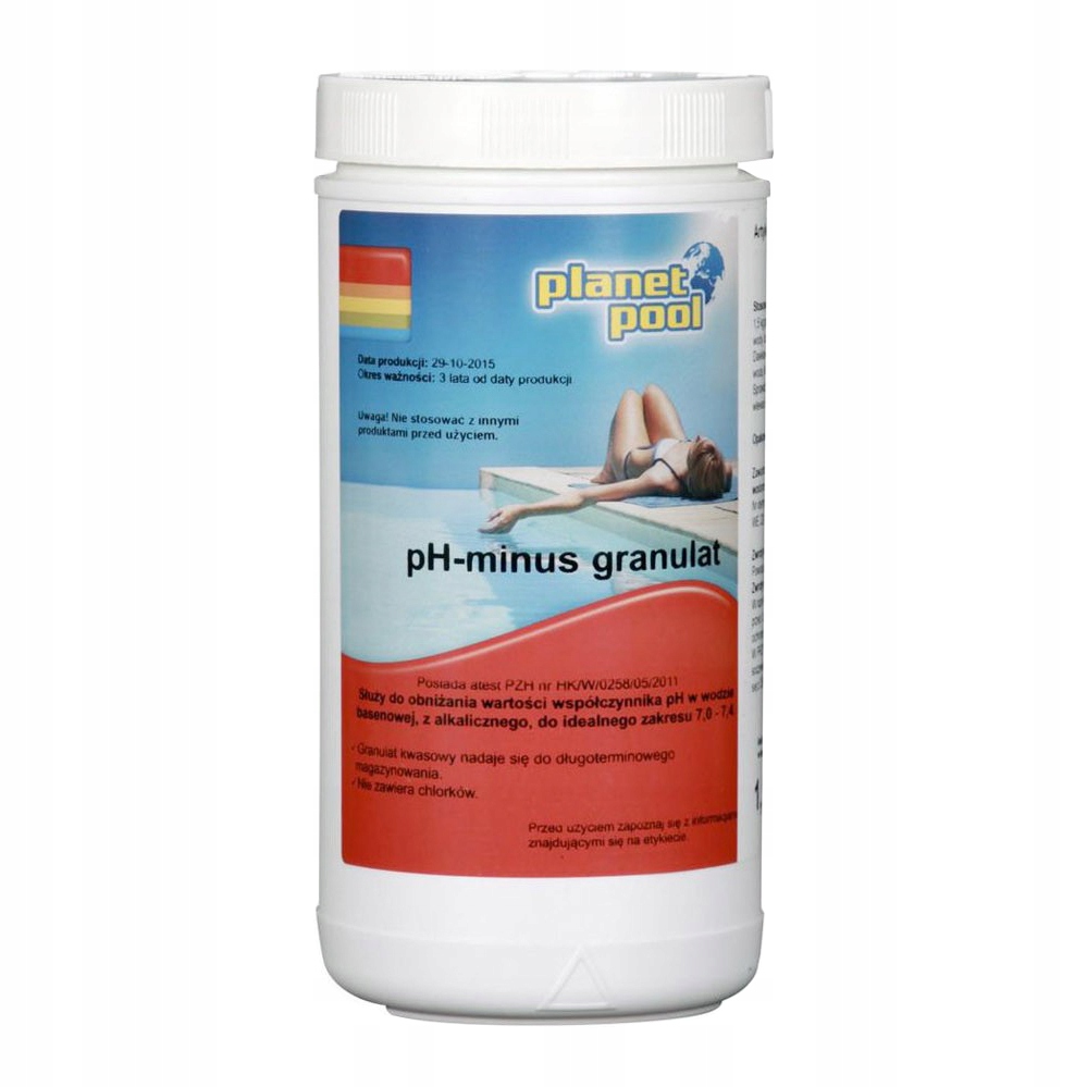 

Chemoform pH minus granulat do basenu pH- 1,5 kg