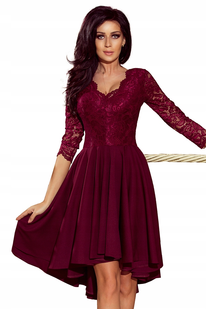 

Numoco Sukienka koronkowa na wesele 210-1 r. XL