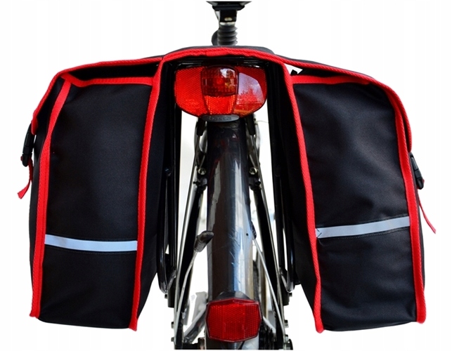 SAKWA NA BAGAŻNIK ROWEROWY, TORBA ROWEROWA 2x15L Kod producenta 2791