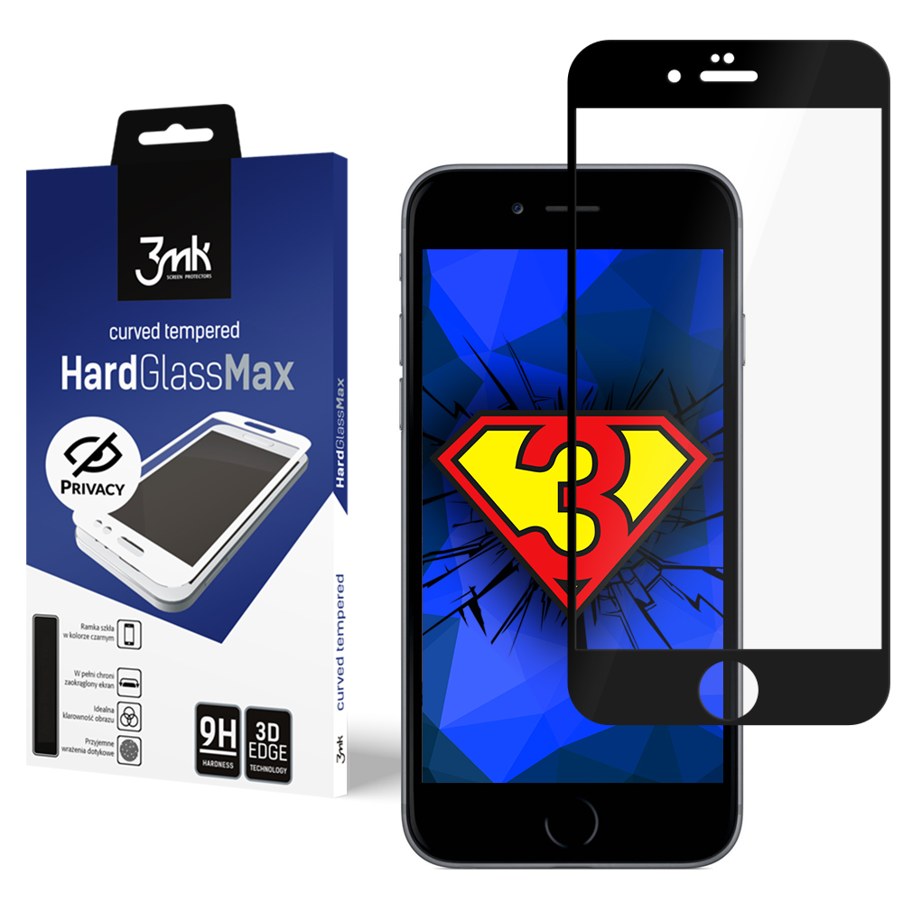 

Szybka 9H cały ekran iPhone 6 3mk Glass Privacy