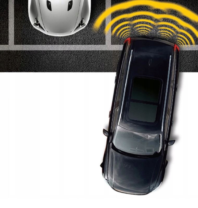 CZUJNIKI PARKOWANIA COFANIA LED W RAMCE TABLICY EAN 5903726620680