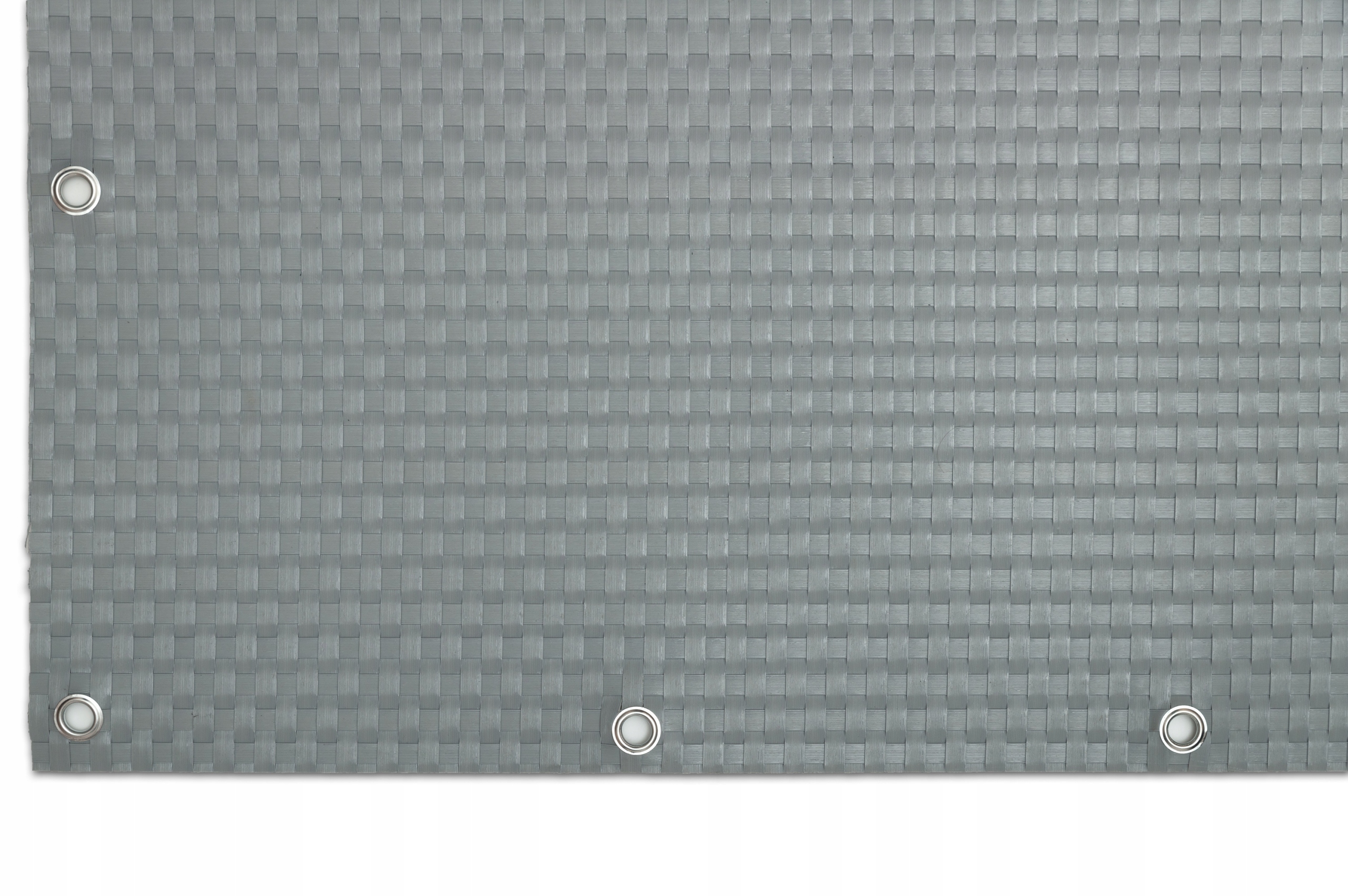 Balkonová podložka s očkem technorattan 0,9 x 5 m, světle šedá RD17