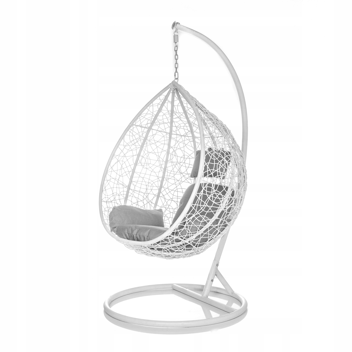 FOTEL WISZĄCY BIAŁY BUJANY OGRODOWY HUŚTAWKA XXL Producent Multi Import