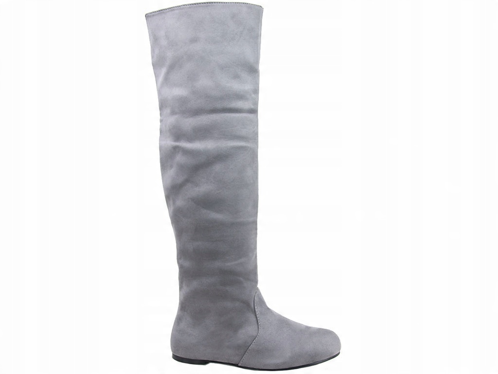 

Kozaki Muszkieterki Długie Buty Szare Y1_SR412 39