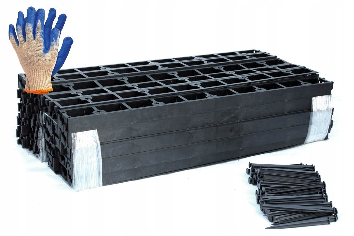 

Border 45 Obrzeże Palisada 60m + 250 kotew +gratis
