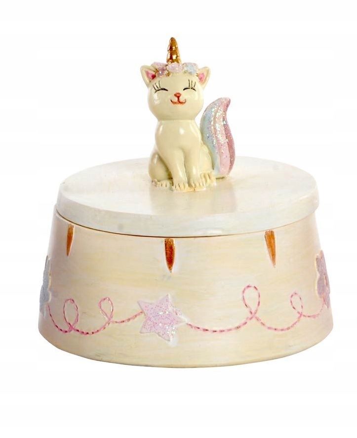 Pudełko szkatułka żólta