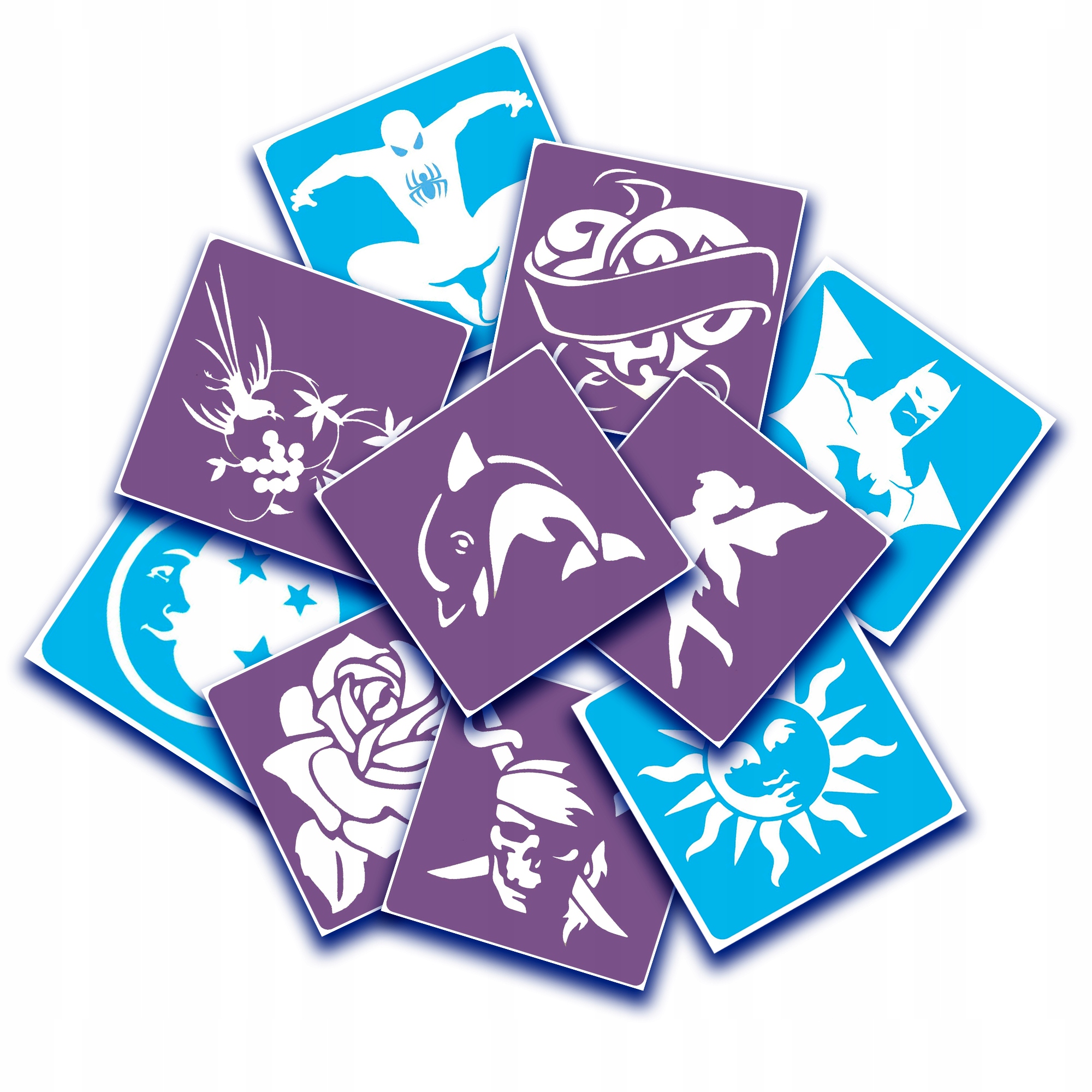 

Szablony do tatuaży Z Brokatu Henna Farby No 2