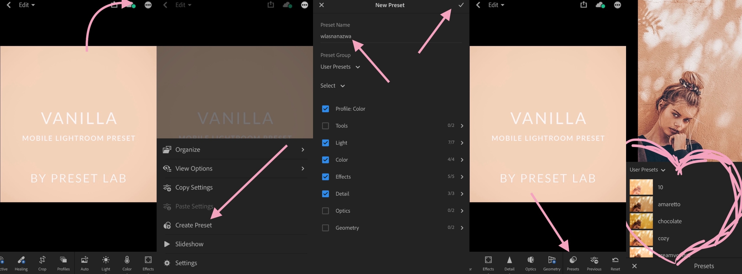 13 SZTUK Lightroom PRESETY instagram OKAZJA Producent Inna