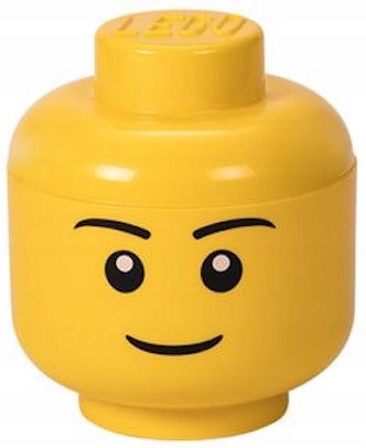 

Lego Pojemnik Głowa Chłopiec Boy Rozmiar S