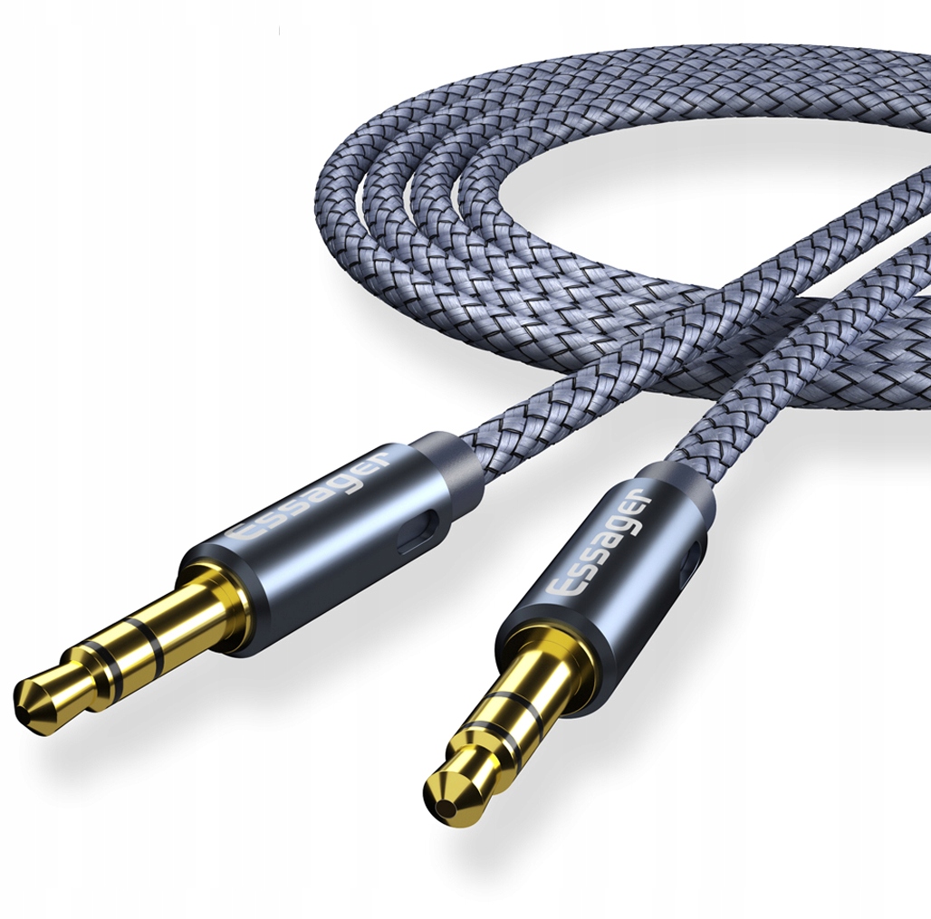 

Essager kabel mini jack 3.5mm wtyk Aux audio 300cm