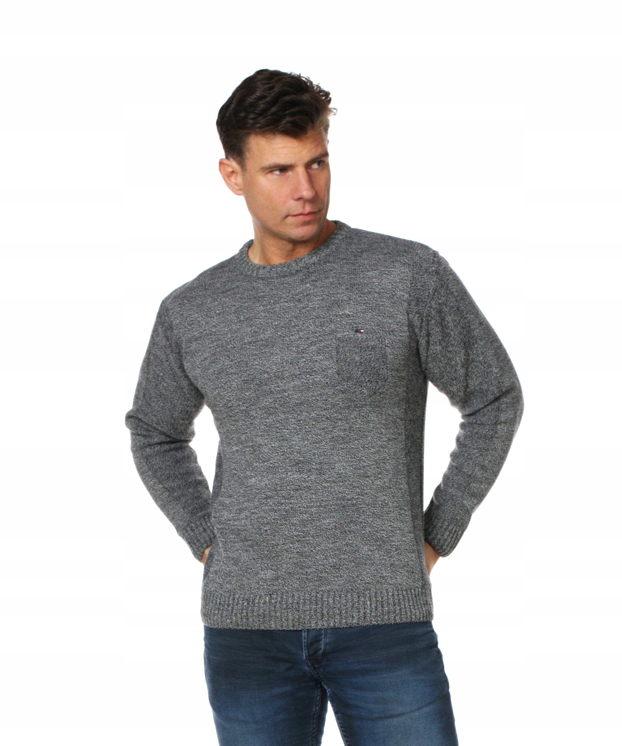 

Męski Sweter Bluza Z Kieszonką r. XXL