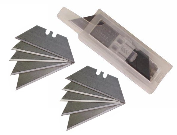 

Ostrza Trapezowe 0,65 10 Sztuk Stal SK5 Etui