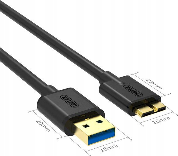 Kabel USB 3.0 - Micro USB 1m obudow dysku HDD SSD Kod producenta kabel usb mini 3.0