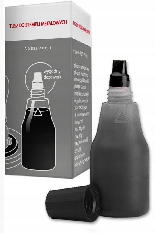 

Tusz do pieczątek metalowych Colop 25 ml czarny