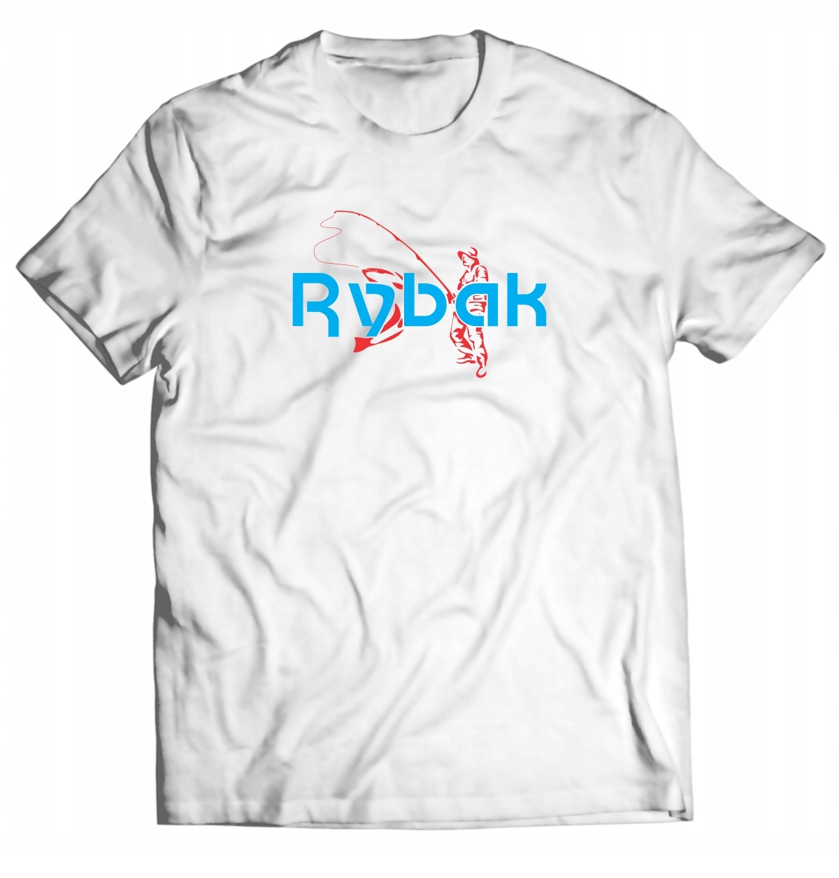 

Koszulka dla wędkarza Rybak jak reebok na prezent