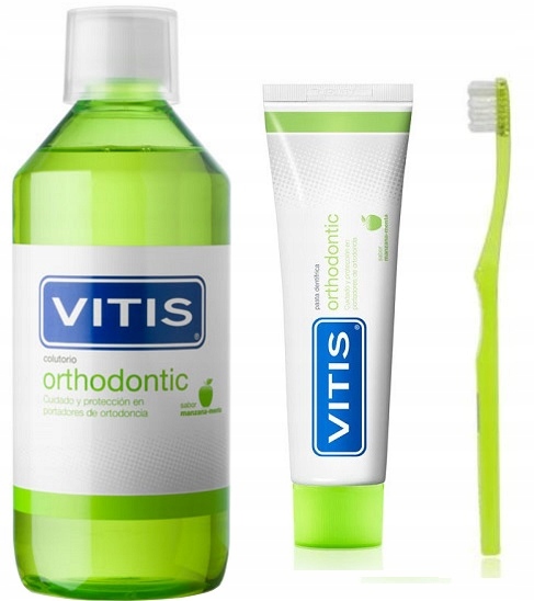 

Vitis Orthodontic zestaw Big płyn+pasta+szczot. 35