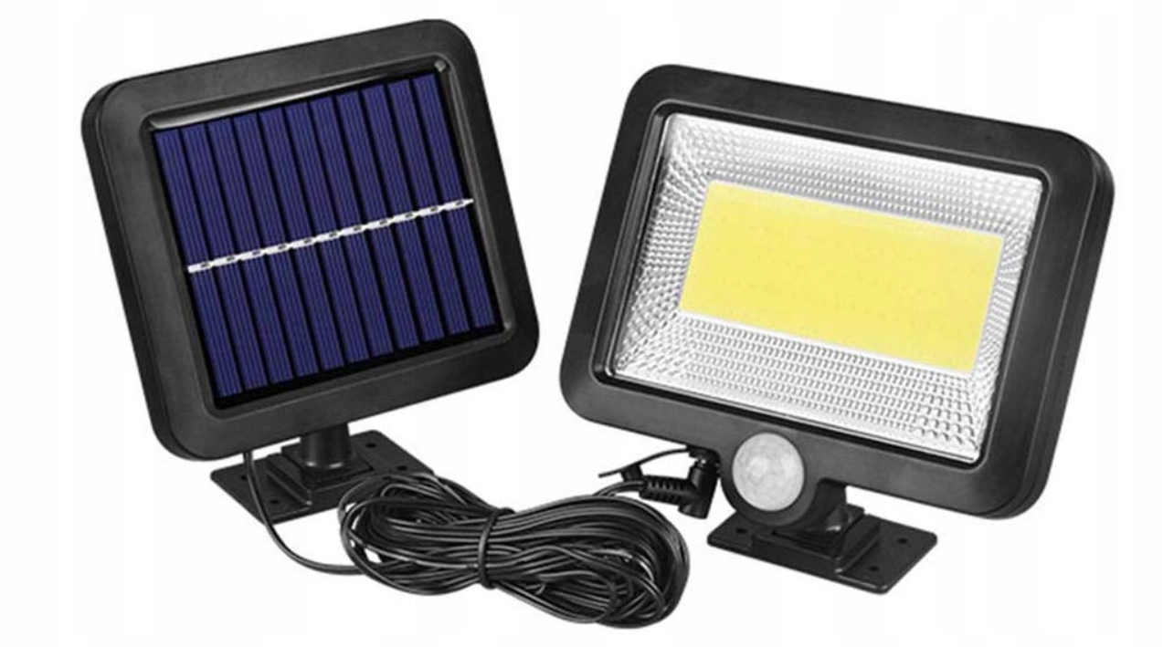 Lampa Solarna 100 Led Z Czujnikiem Ruchu Zmierzchu 8306068185 Allegro Pl