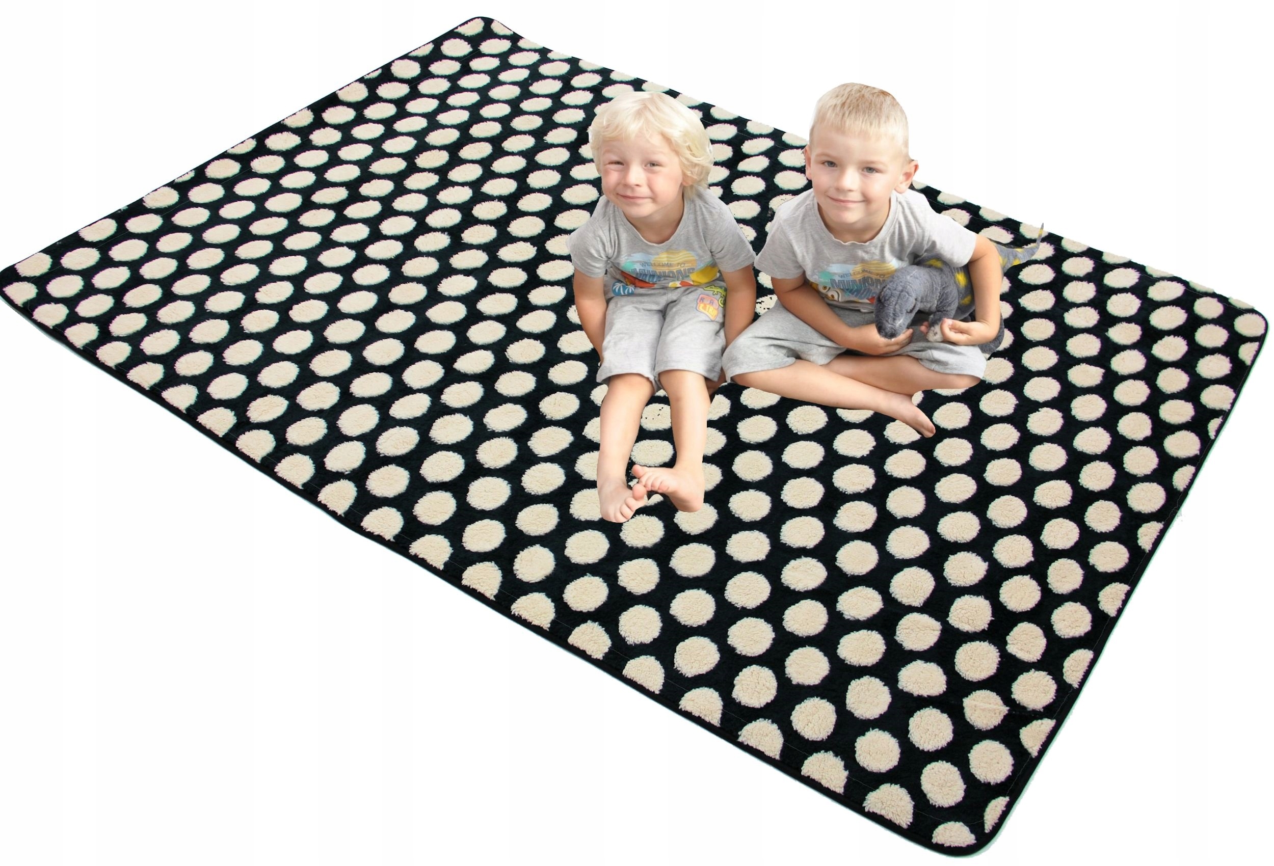 

Dywan Pluszowy Shaggy 120X170 Plusz 3D Szary