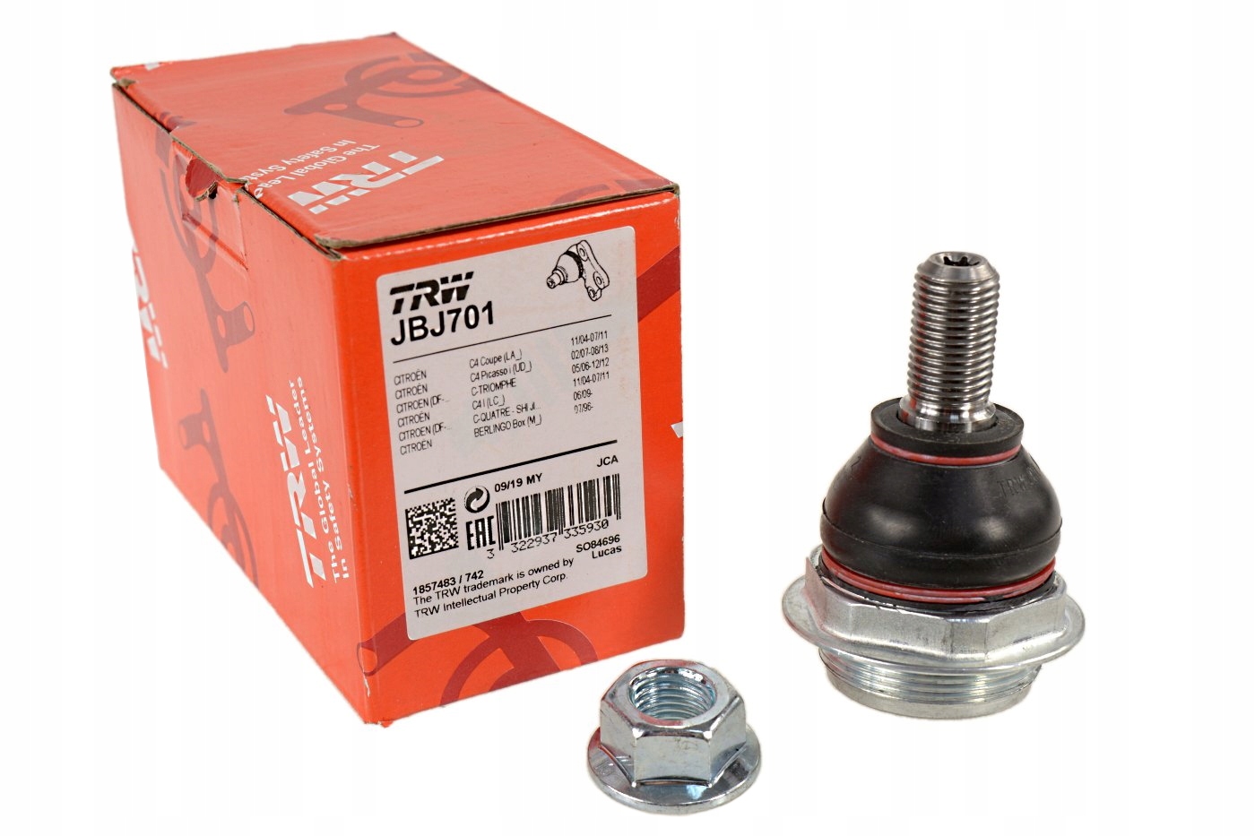 

Trw Sworzeń Wahacza Partner II C4 307 308 3008 Rcz