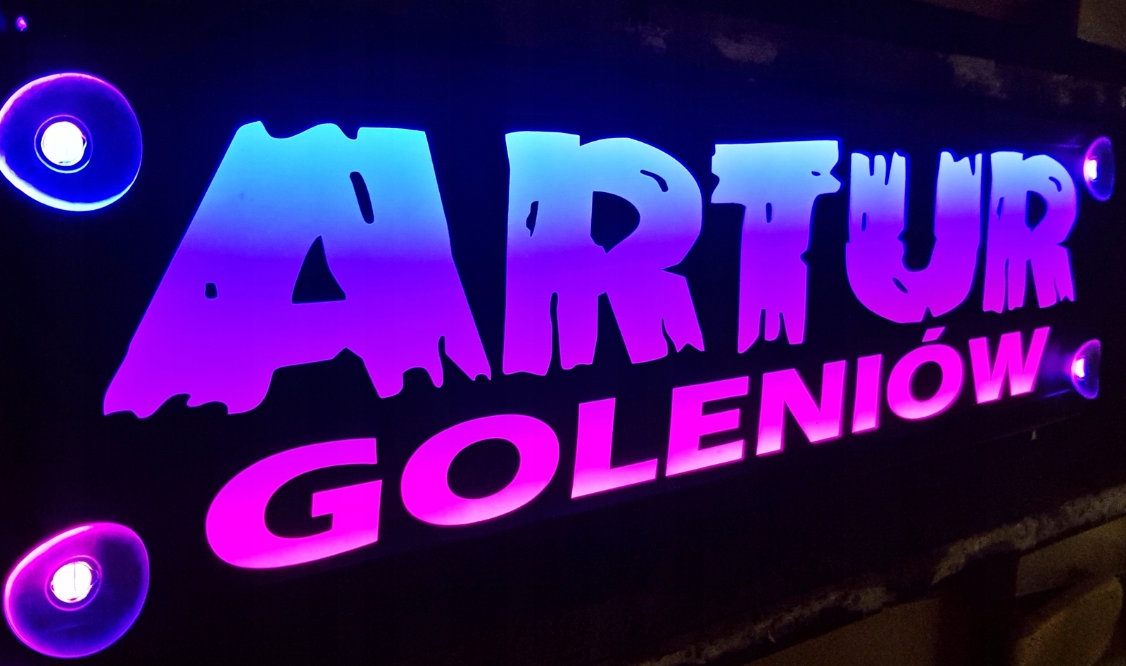 Tablica imienna LED 50x14 LED GRATIS