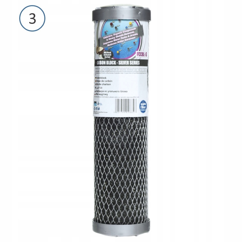 WKŁADY DO FILTRA WODY NA CAŁY DOM FCCFE FCCBL-S Marka Aquafilter