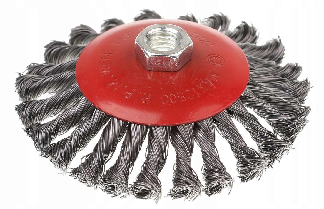 SZCZOTKA TARCZOWA TALERZOWA STALOWA 125 mm M14