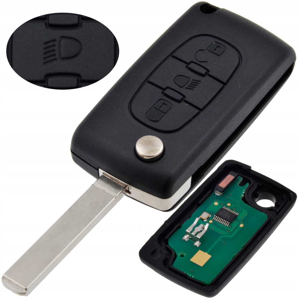 ELE179 - Брелок для CITROEN C4 2004-2010