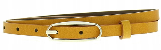 Pasek dziecięcy dla dziewczynki CHABROWY PL skóra Maks. szerokość 1.9 cm