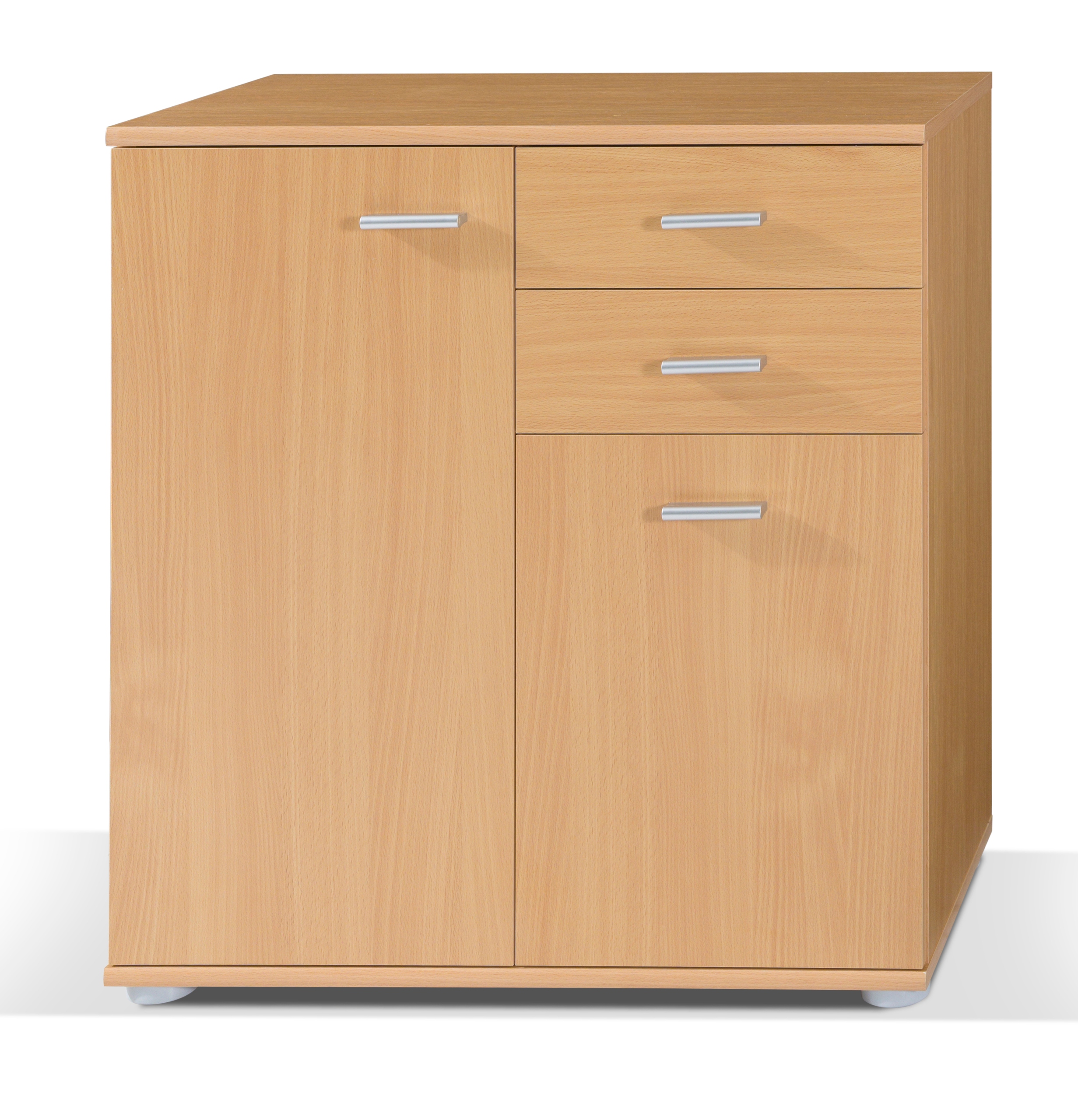 

Miko 2 komoda 2-drzwiowa szuflady 71 cm Buk