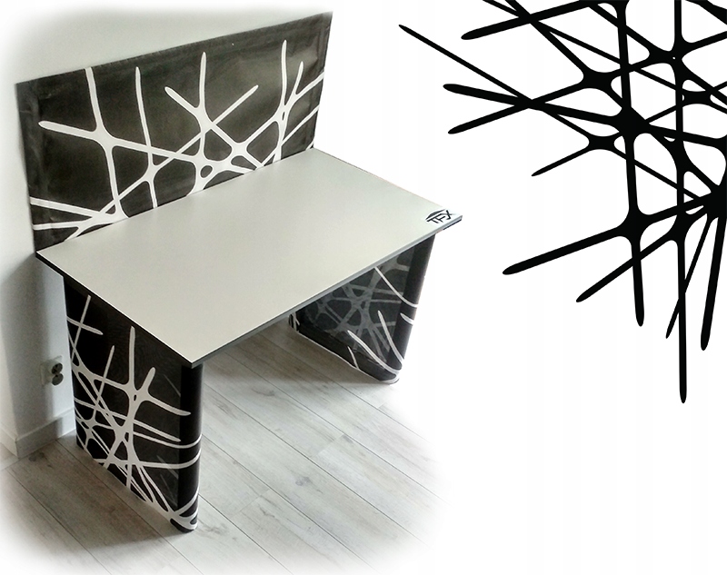 BIURKO GAMINGOWE KOMPUTEROWE STÓŁ DLA GRACZA WZORY Montaż meble do samodzielnego montażu