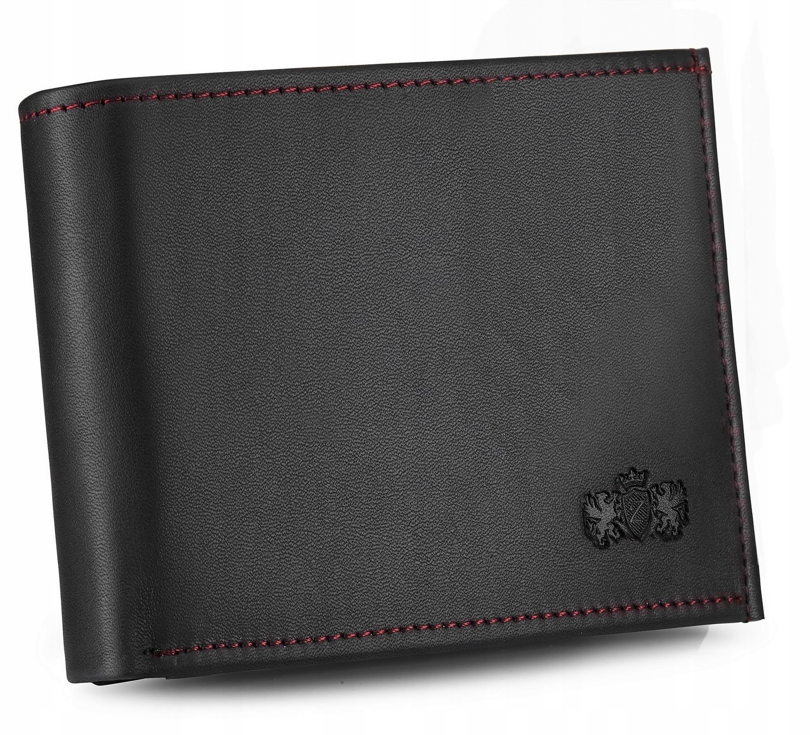 Portfel skórzany męski poziomy z zapięciem Zagatto