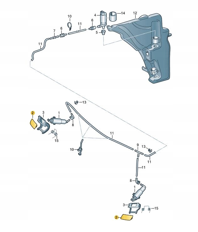 ZAŚLEPKA SPRYSKIWACZA REFLEKTORA AUDI Q5 PRAWA Producent części Audi OE