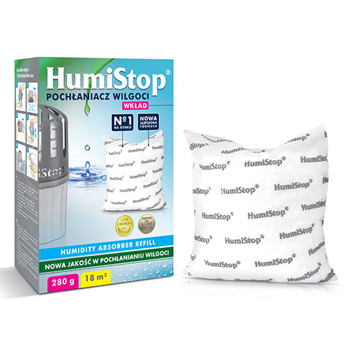 

Wkład Do Pochłaniacza Wilgoci Humistop 280g Atest