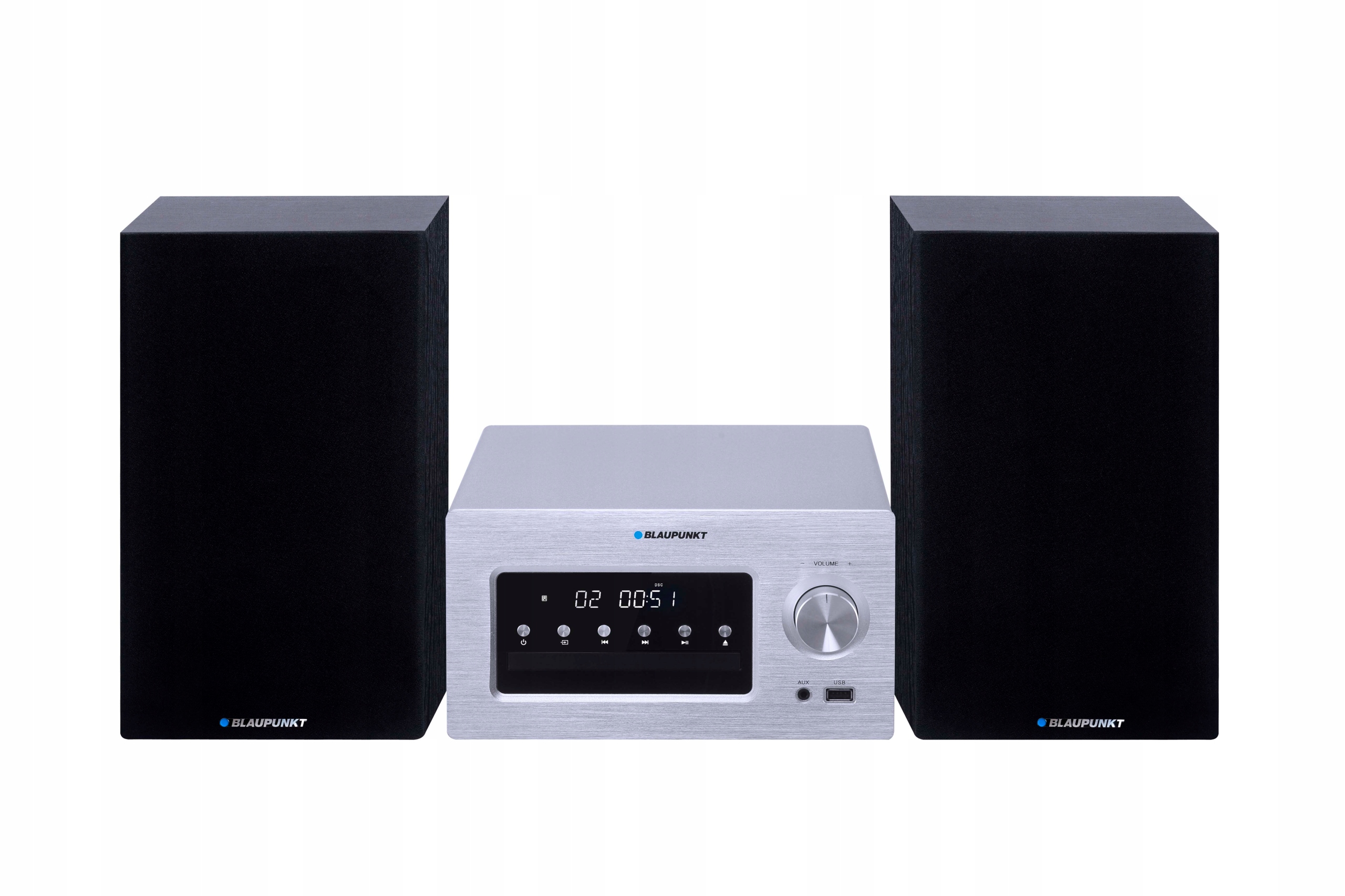 Wieża Blaupunkt MS70BT Bluetooth CD USB MP3 pilot Zasilanie sieciowe