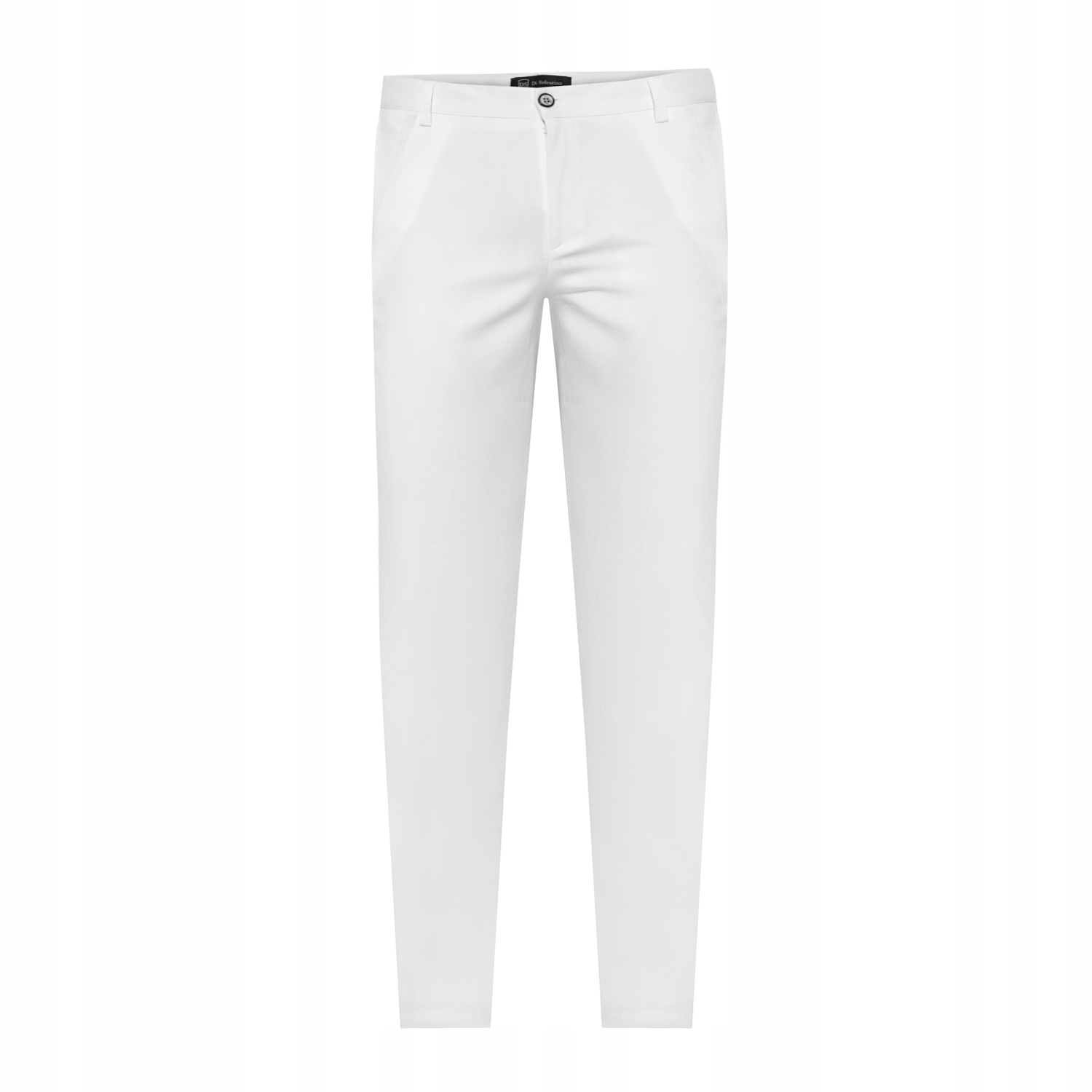 

Spodnie Materiałowe Męskie Białę Slim Chino 182/86