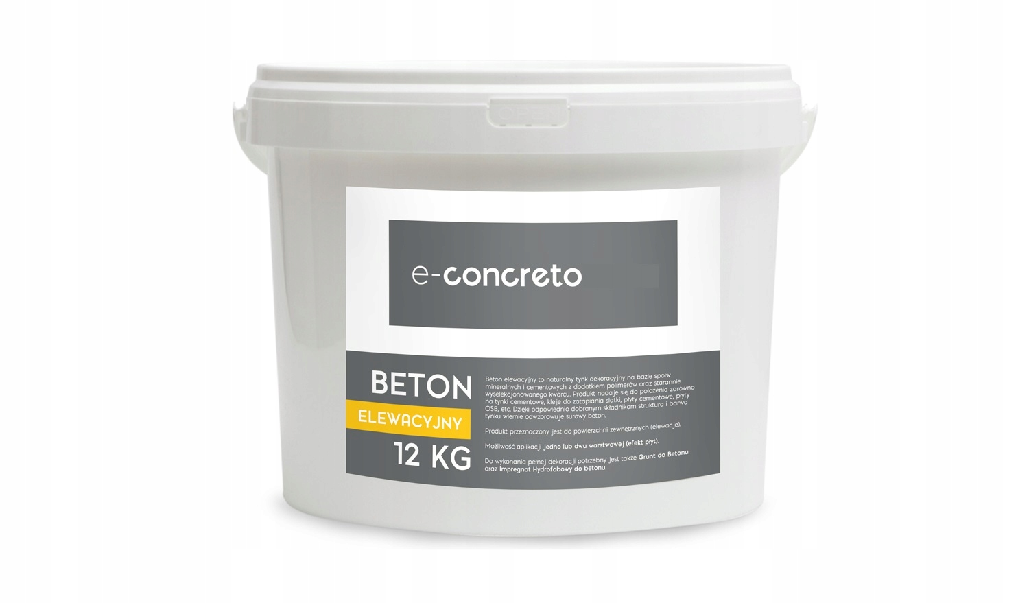 

Beton Elewacyjny Tynk Architektoniczny 15m2 Szary