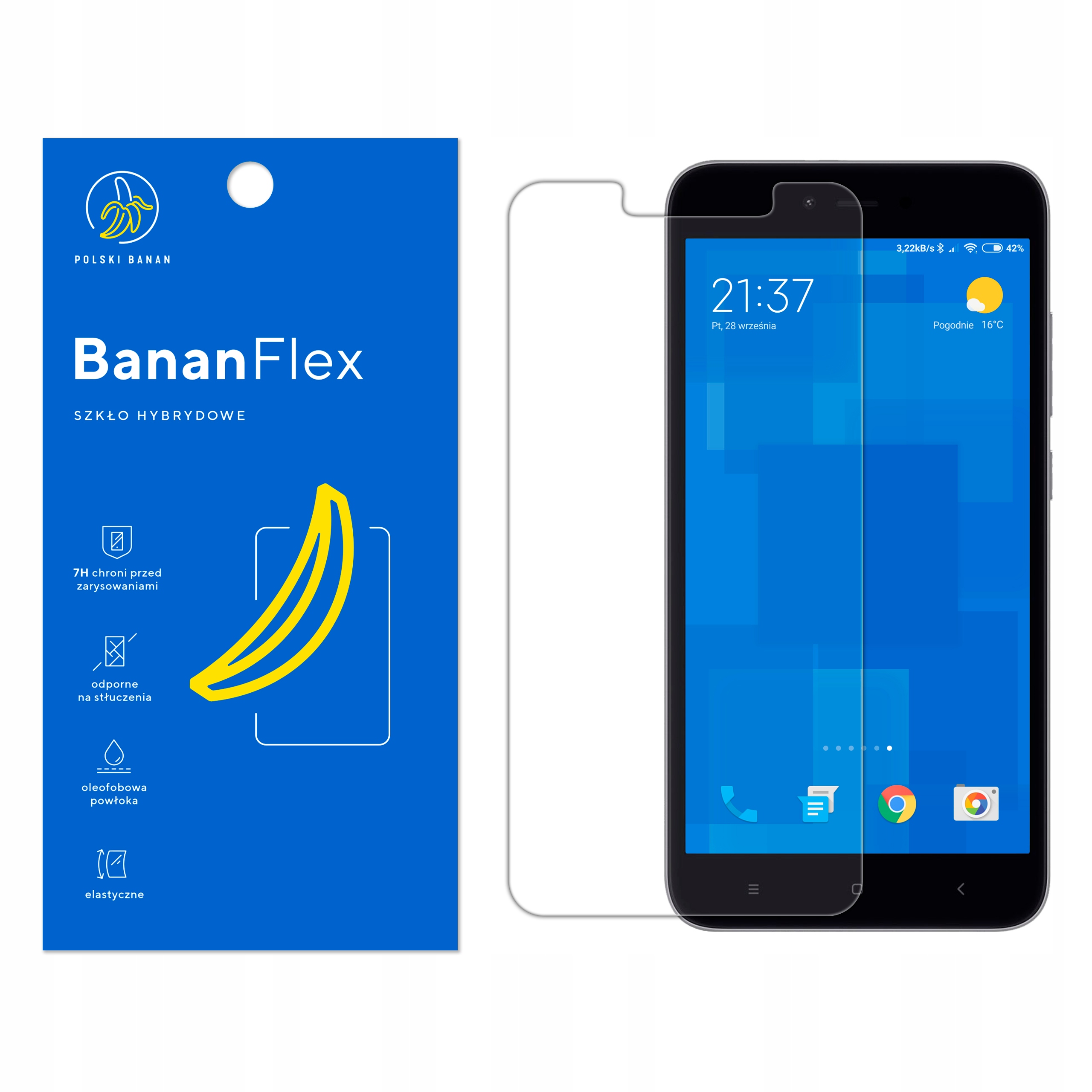 

Szkło Hybrydowe 7H do Xiaomi Redmi Note 5A / Prime